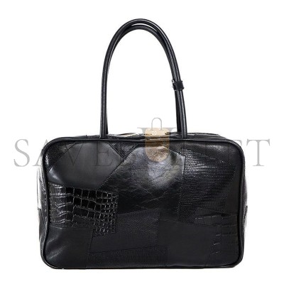 MIU MIU LEATHER PATCHWORK BEAU BAG 5BB117 (34*23*10cm)